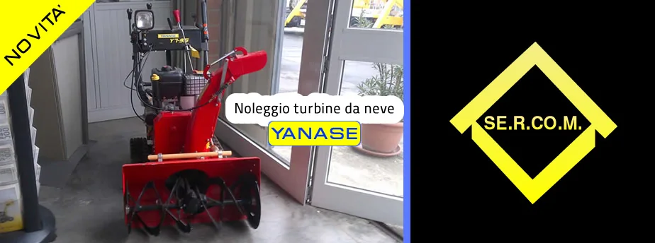 Attrezzatura disponibile a noleggio presso SE.R.CO.M.